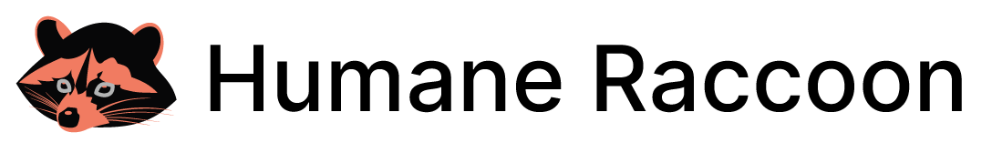 Humane Raccoon Logo